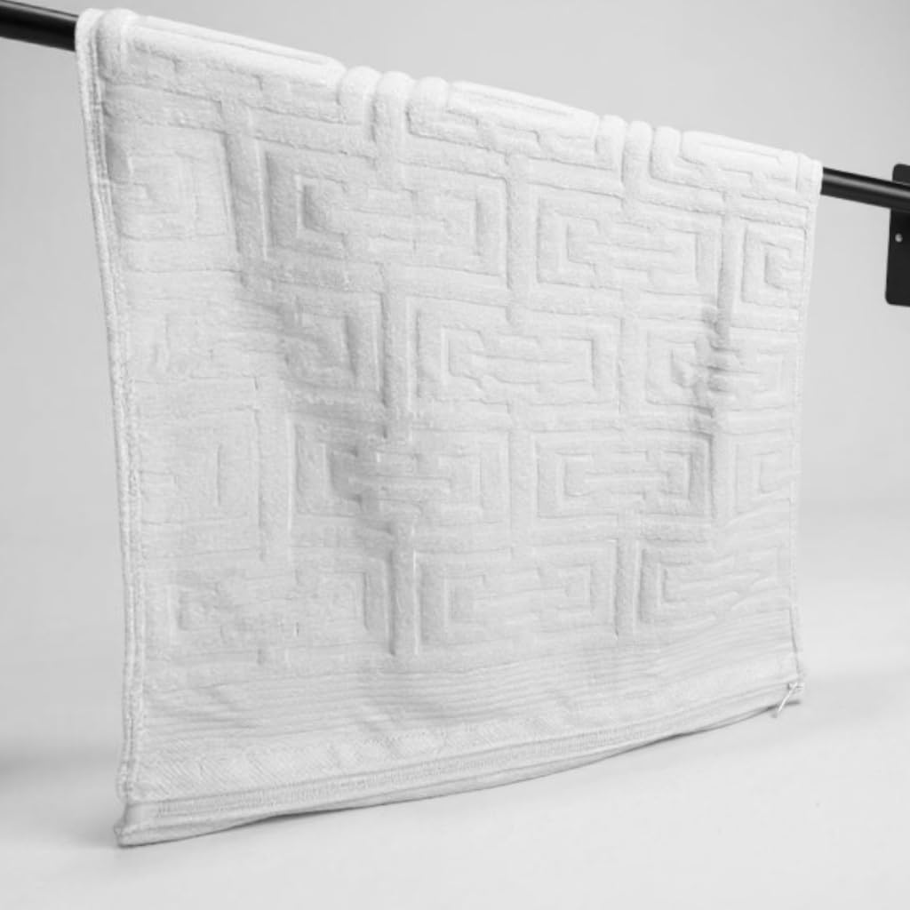 ZipTowel - Laundry Reducing,  100% Cotton Hand Towel, Unique Zipper Design