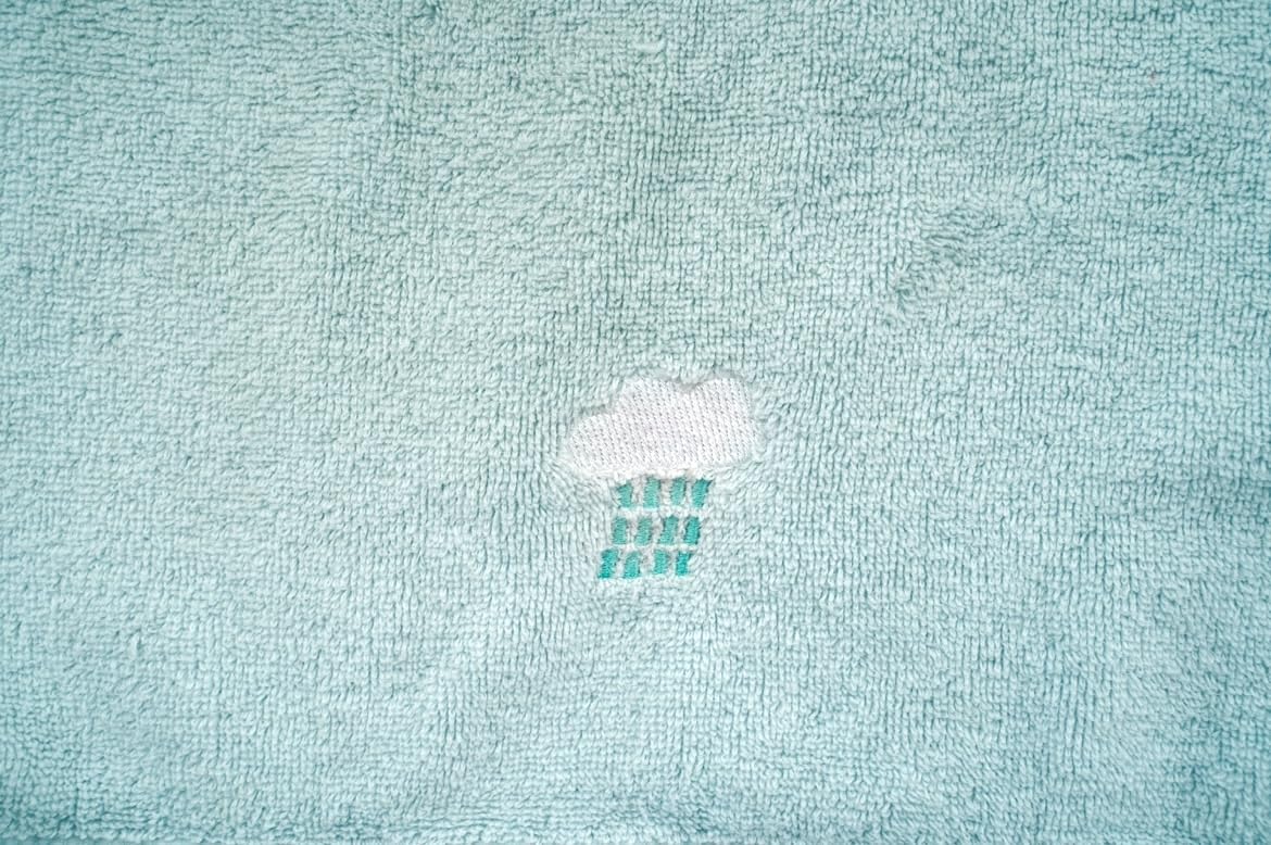 ZipTowel - Laundry Reducing,  100% Cotton Hand Towel, Unique Zipper Design